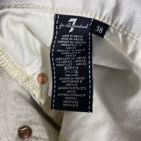 NWT Seven 7 for All Mankind Slimmy Slim Straight Leg Jeans Pants Mens Size 38 - Picture 8 of 9